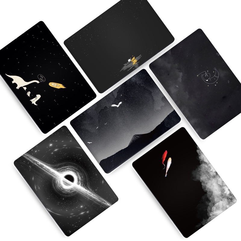 2pcs UNIVERSAL black Laptop Stickers Decal self-adhesive VINYL 12 13 14 ...