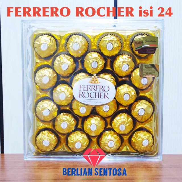 Ferrero Rocher Chocolates, 24 pieces | Shopee Philippines