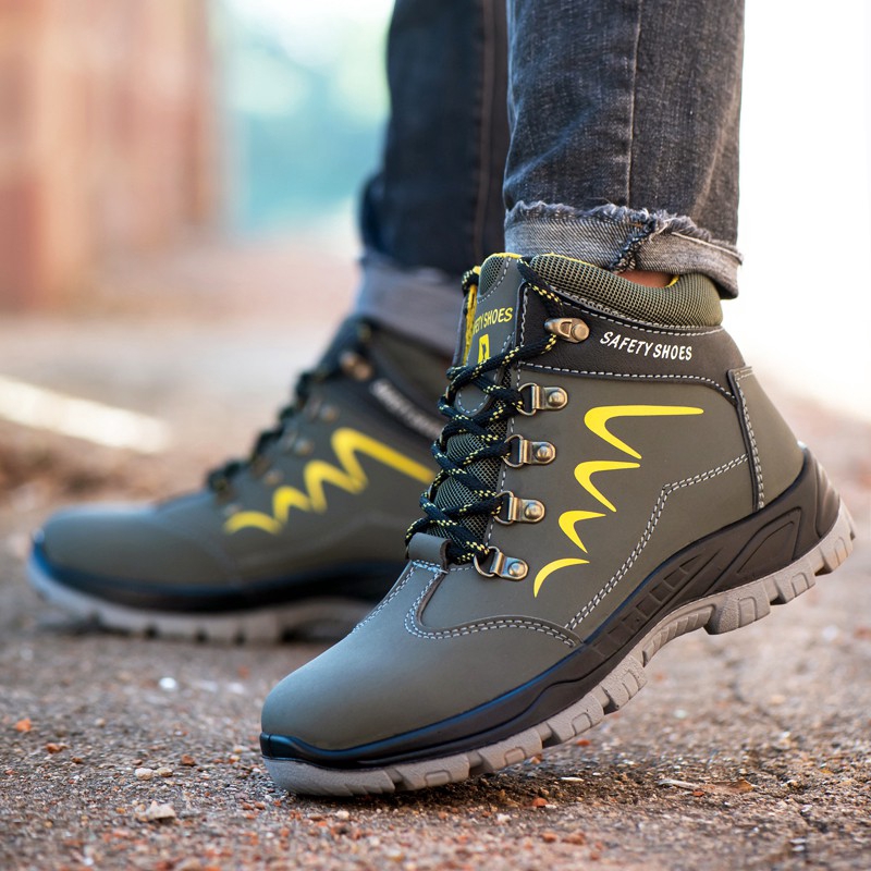 Safety shoes, fashion shoes and hiking shoes