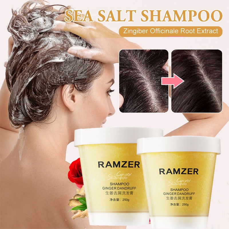 Ginger Sea Salt Shampoo 250g Psoriasis Shampoo Dandruff Shampoo For ...
