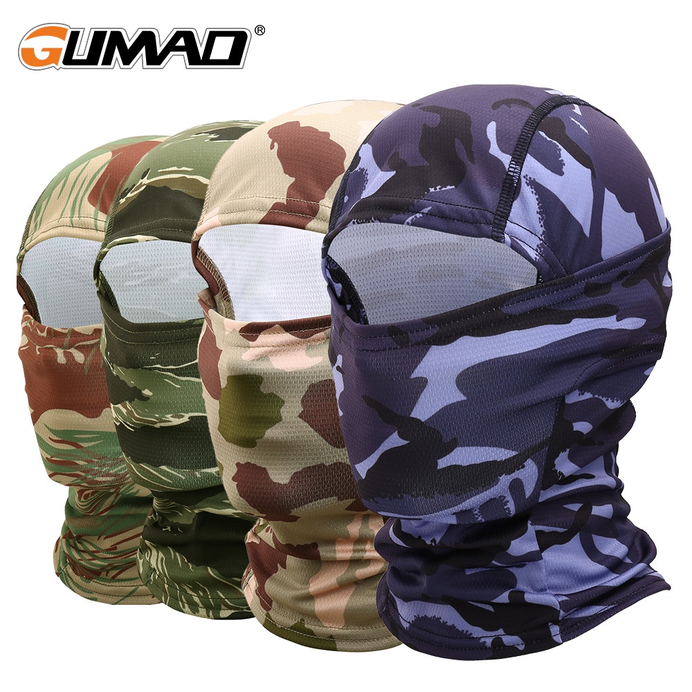 Summer Tactical Balaclava Full Face Scarf Mask Head Cover Hiking ...