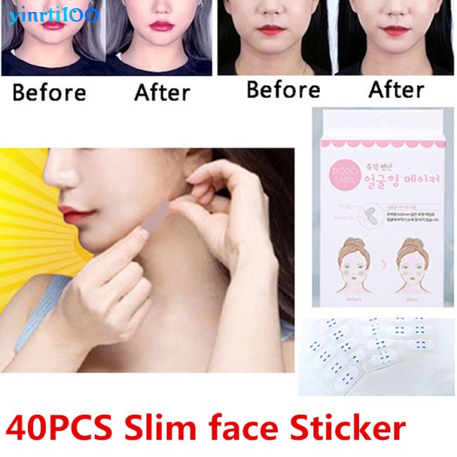 Yinrti100 Lift Slim Face Sticker Face Invisible Sticker Lift Chin ...