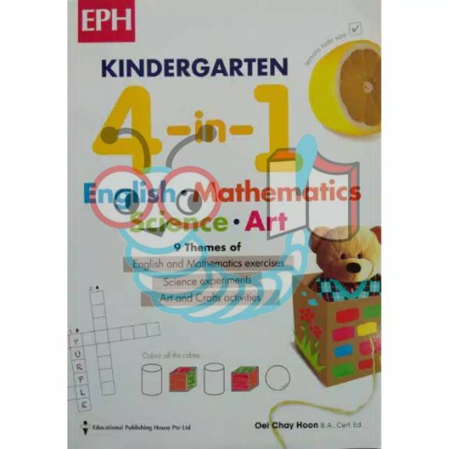 Kindergarten 4in1 English Mathematics science Art | Shopee Philippines