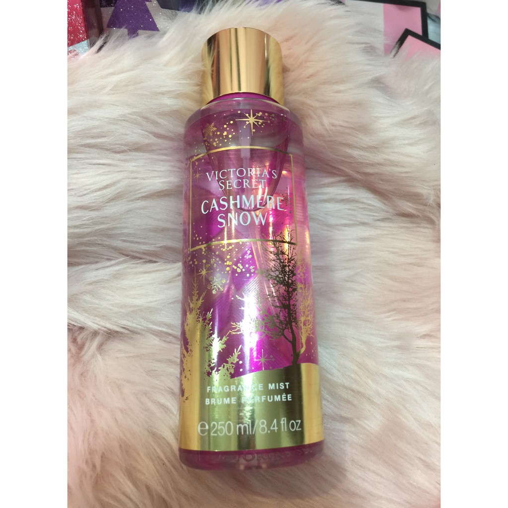 Victoria secret body mist cashmere online snow