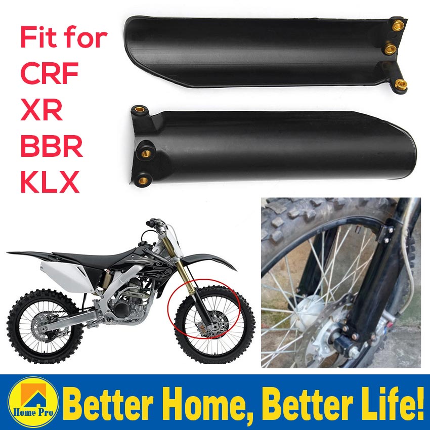 Motor Front fork Guards Protection Cover Plastic Sliders Cover Fit CRF XR BBR KLX Shopee