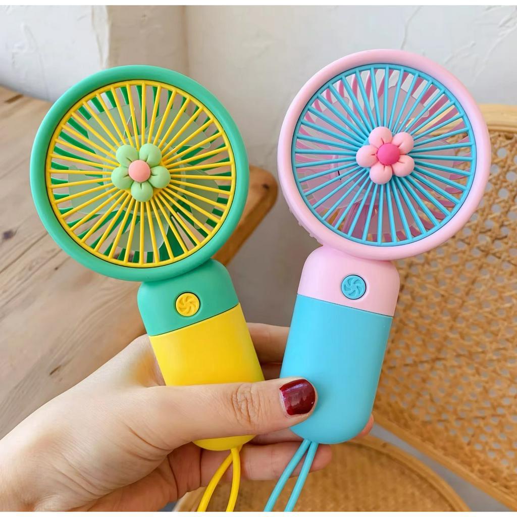 Portable Handheld Fan USB Chargeable Mini Fan Office Student Electric ...