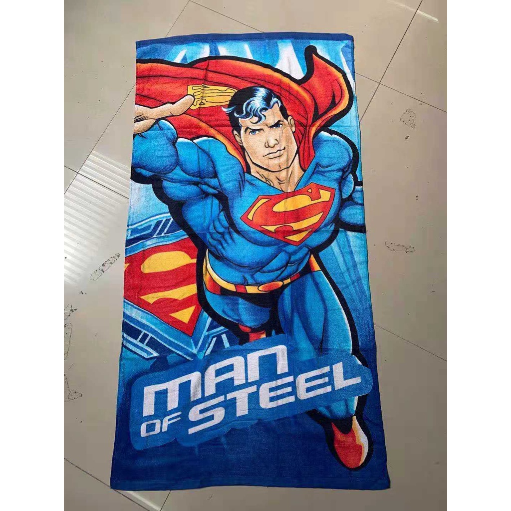 Superman bath towel hot sale