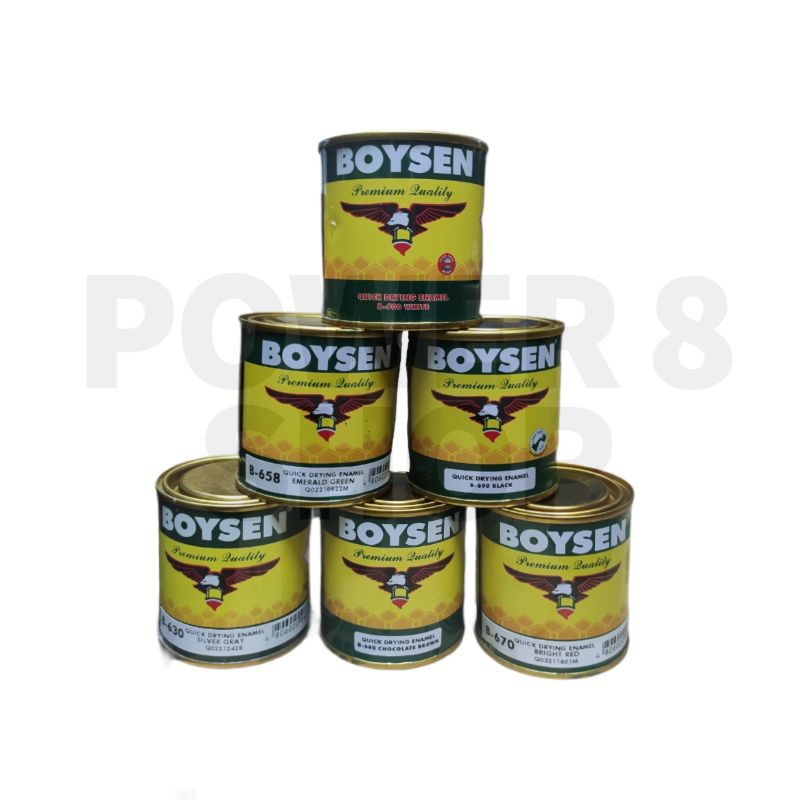 Boysen QDE Quick Drying Enamel 1/4 & 1 liter | Shopee Philippines