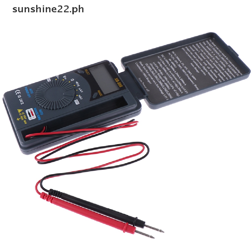 【sunshine22】 XB866 Mini LCD Auto Range AC/DC Pocket Digital Multimeter
