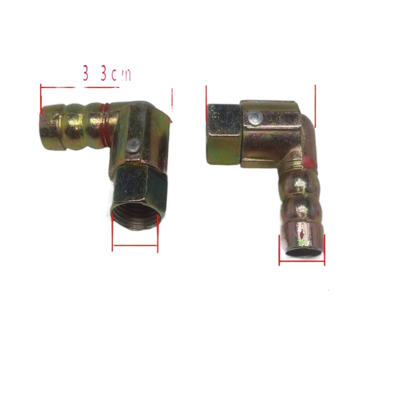 Kitchen burning gas universal four points bend hose inlet pipe connection gas burner stove oven