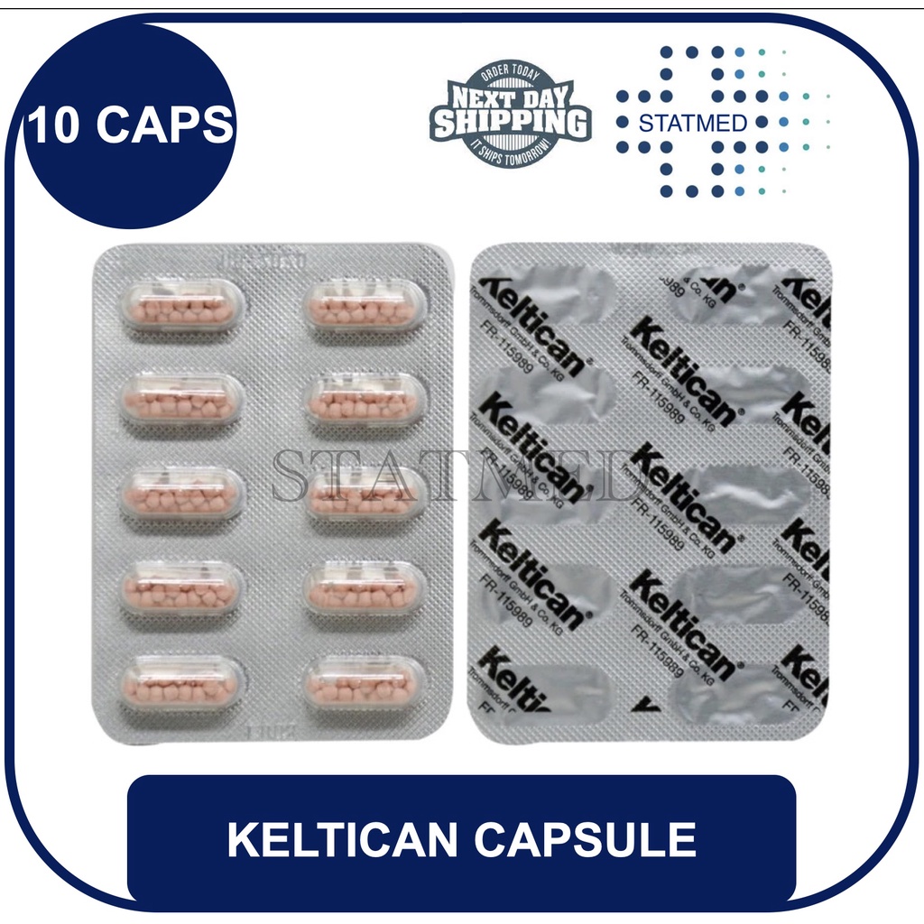 Keltican Uridine + Vitamin B12 + Folic Acid Capsule l 10 & 20 caps l