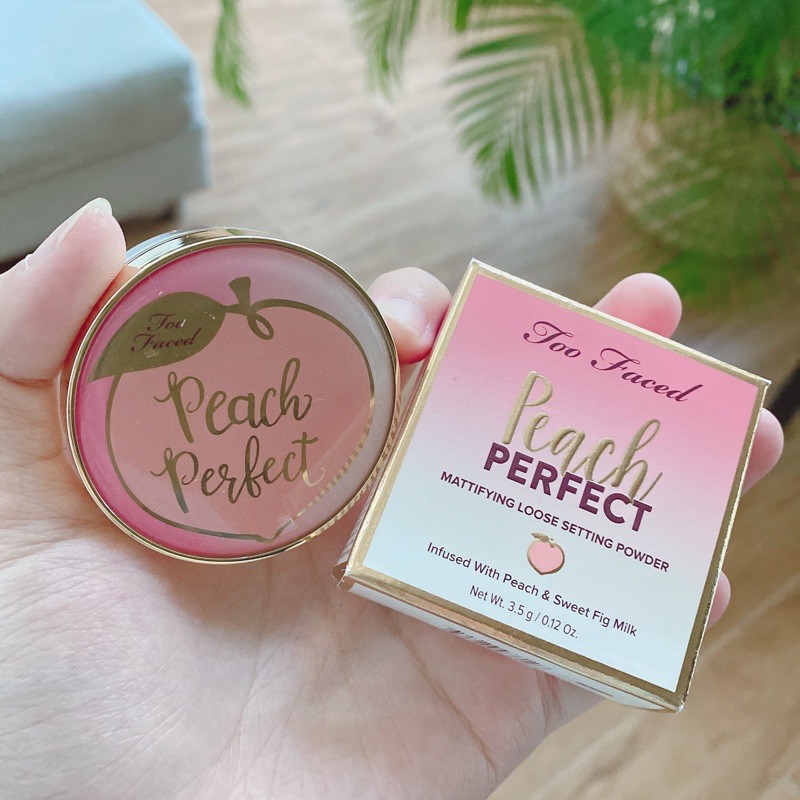 Too faced deals peach perfect powder