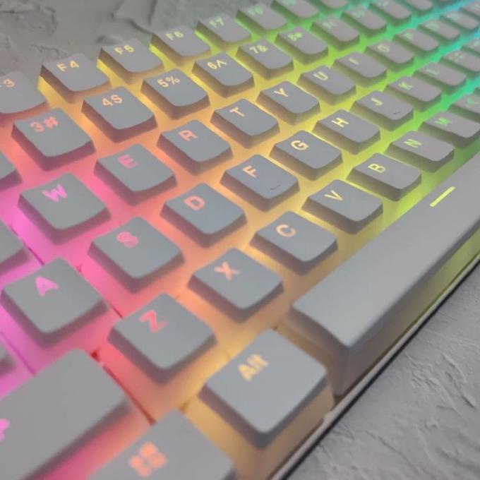 Pudding Backlit Pbt Double Shot Keycaps / Keycaps Set Ready Shopee