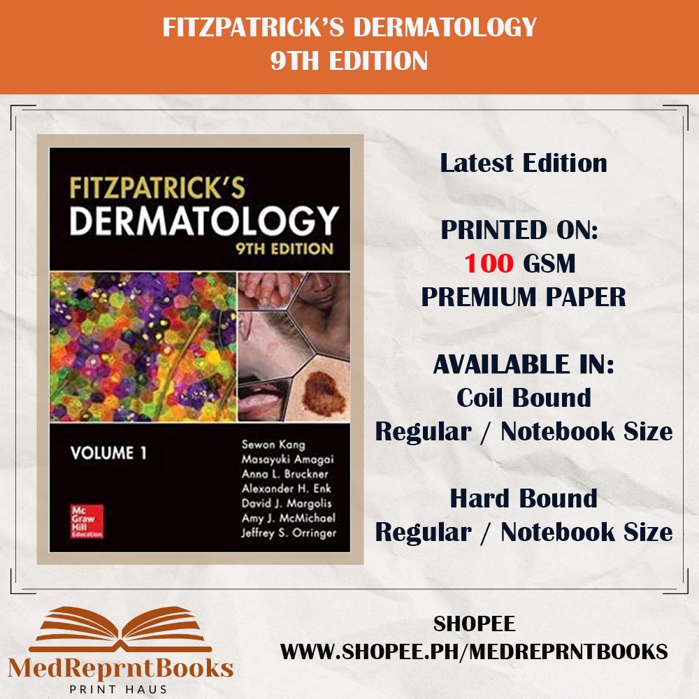 FITZPATRICK DEMATOLOGY 9TH EDITION | Shopee Philippines