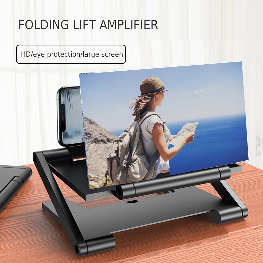 JK F6 3D HD Folding Screen Enlarger Mobile Phone Screen Magnifier
