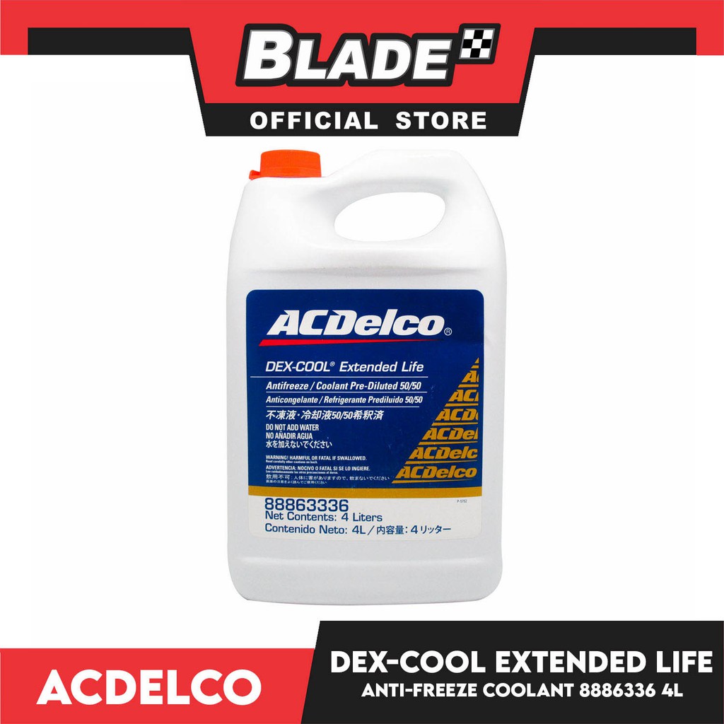 ACDelco DexCool Extended Life Antifreeze/Coolant PreDiluted 50/50