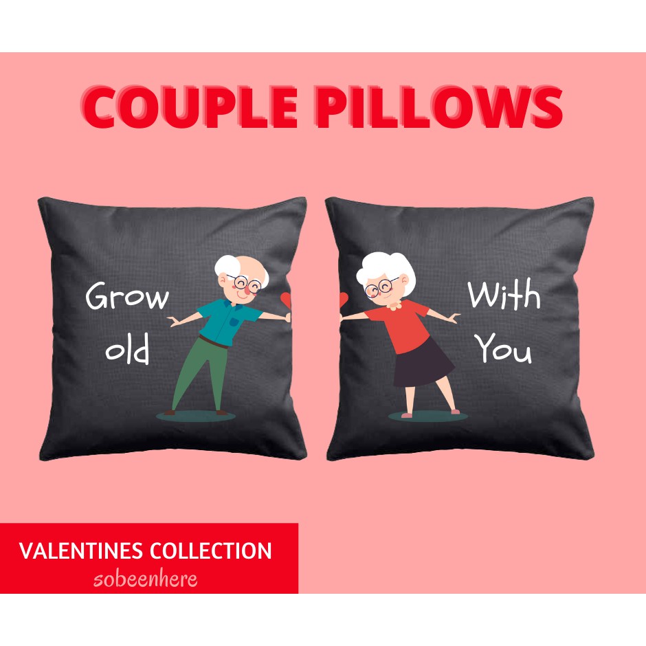 Personalized couple hot sale pillow