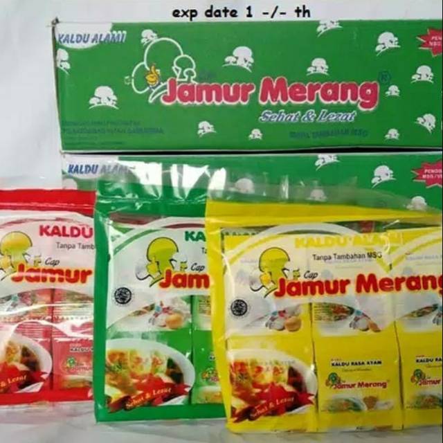 Merang Mushroom Broth 1 pack (30 sachets) | Shopee Philippines