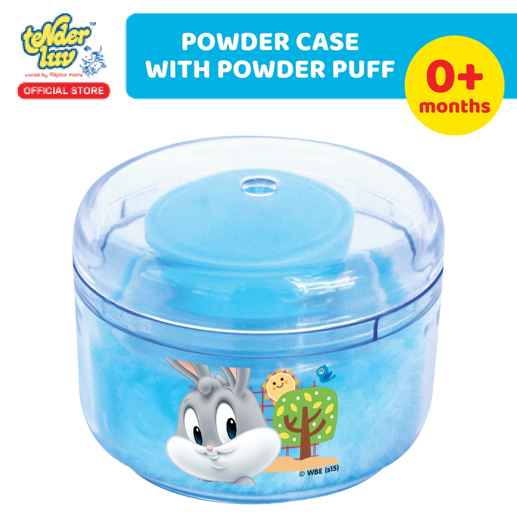 Looney Tunes Powder Case with Powder Puff Dispenser (Random Design