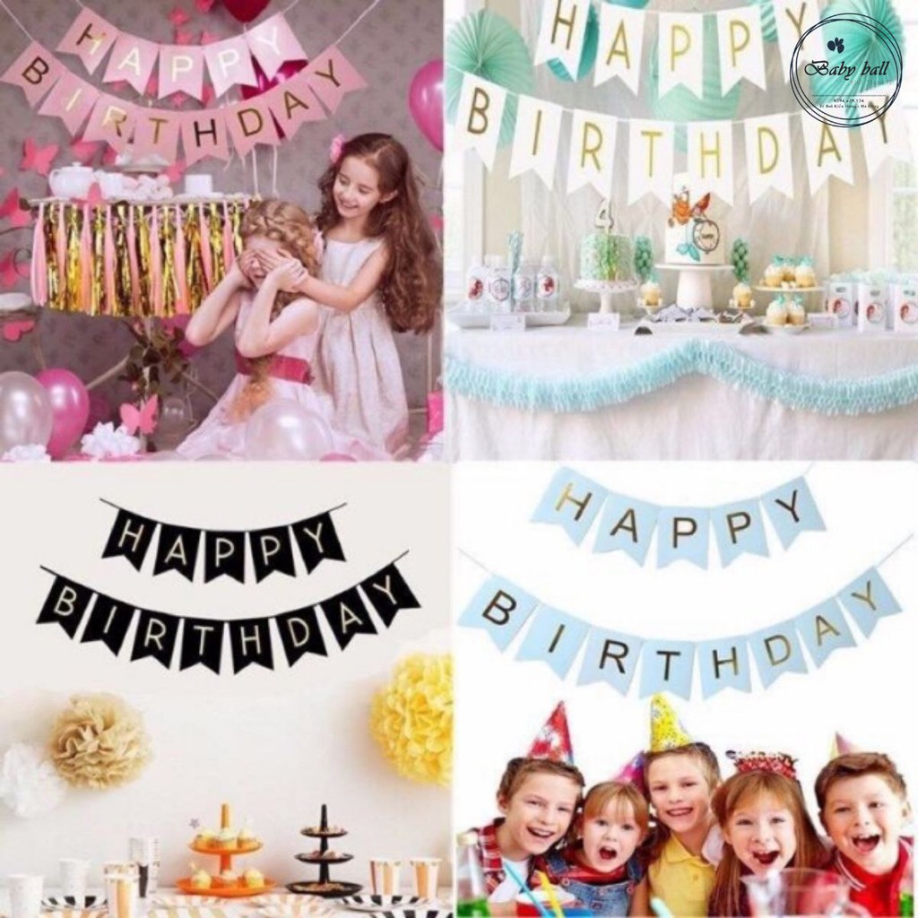Happy Birthday paper letter string with laminated fishtail | Shopee ...