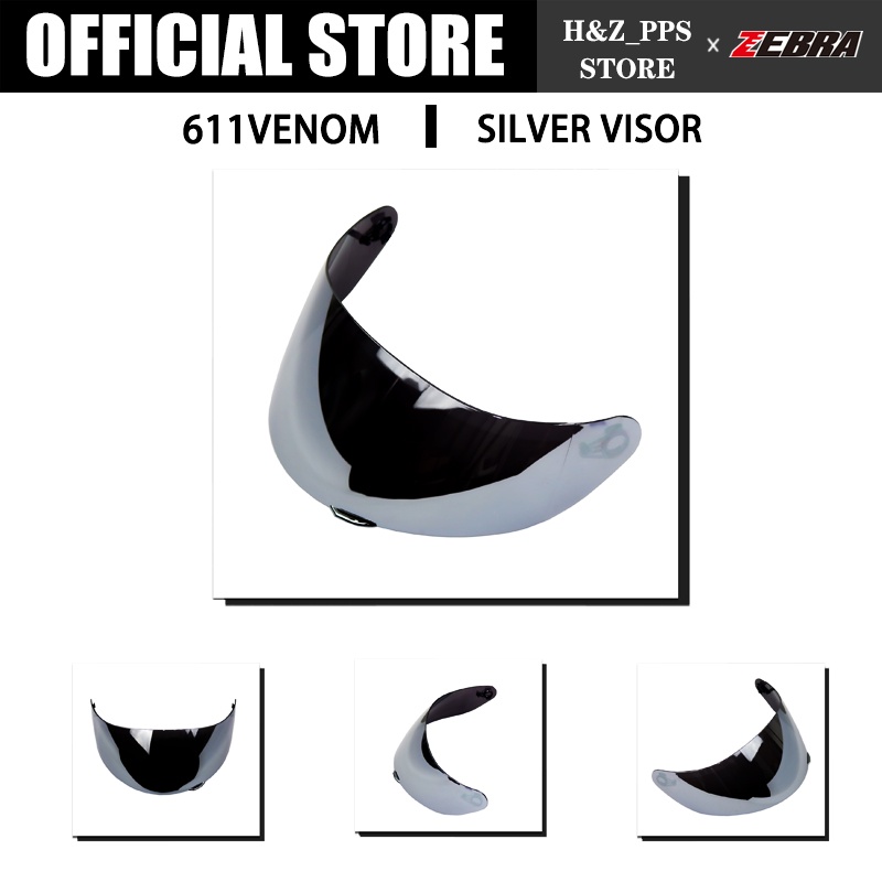 Zebra Visor Motor Helmet Accessories Only Shopee Philippines