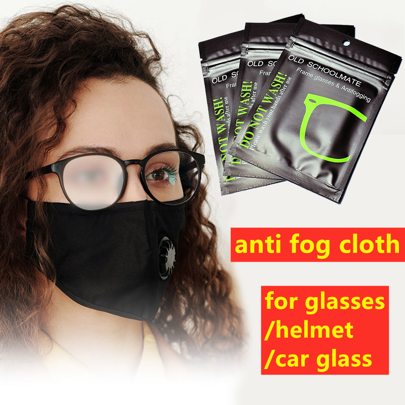 3pcs Reusable Nano Anti Fog Wipes Glasses Pre Moistened Antifog Lens Cloth Defogger Eyeglass 3576