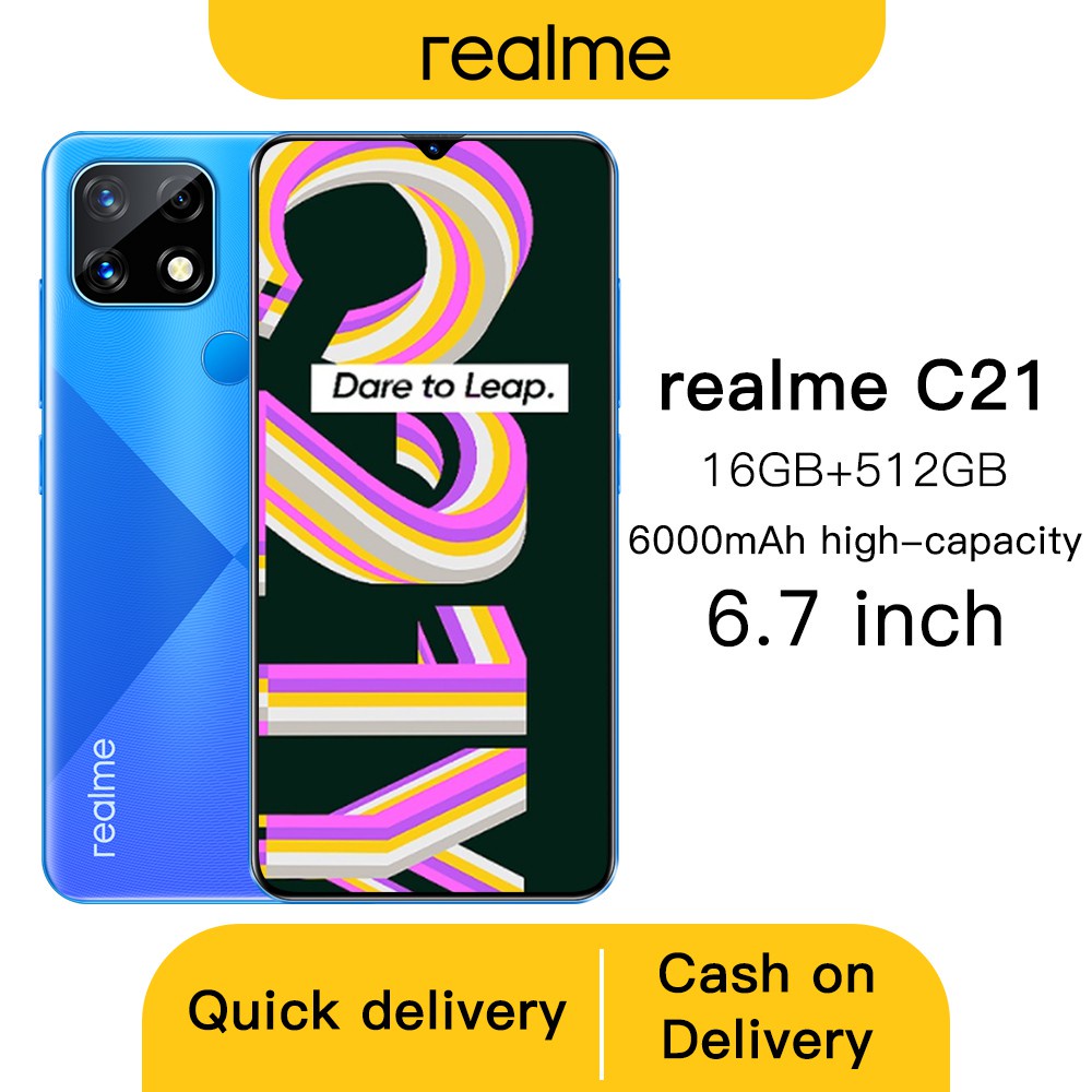 StockRealme C21 5G phone 10 Core Screen smart phone sale mobiles