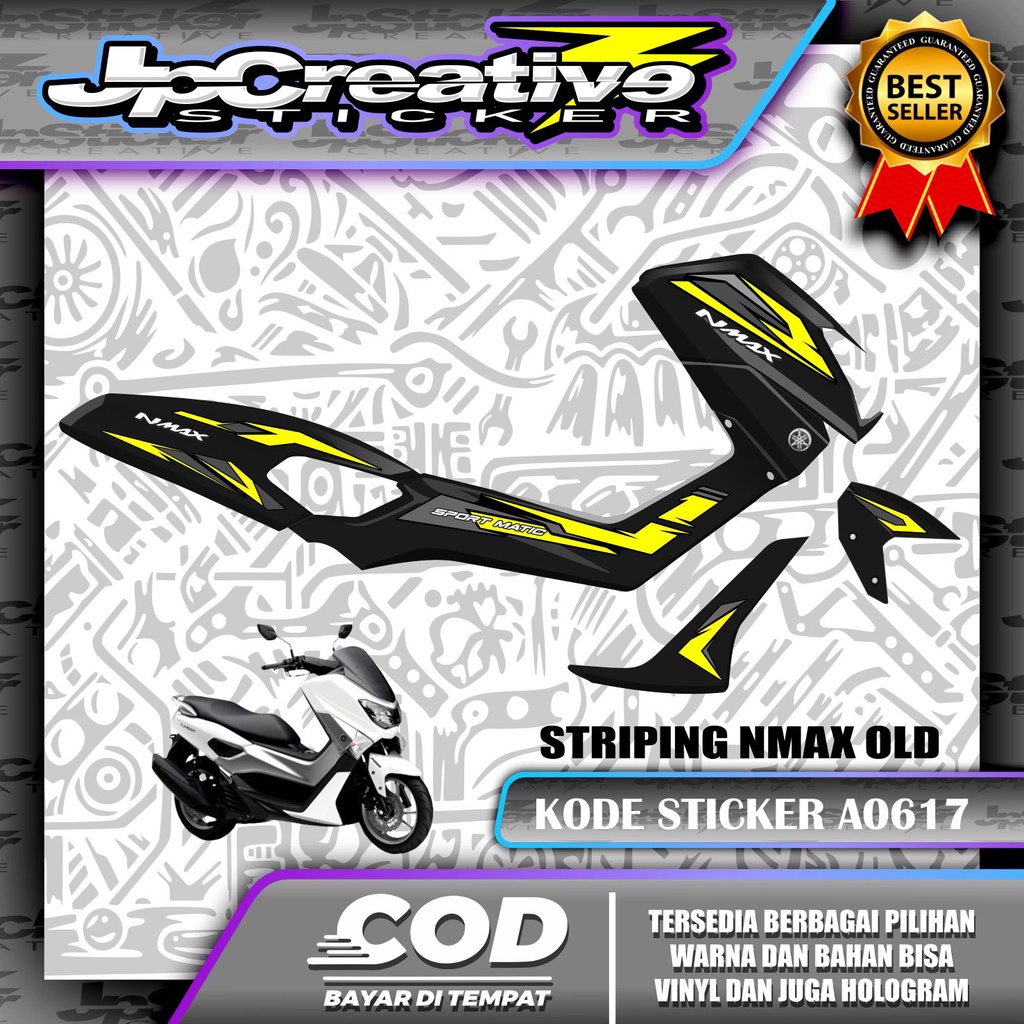 OLD NMAX STRIPING VARIATIONS STREET RACING BONUS LAMINATED | Shopee ...