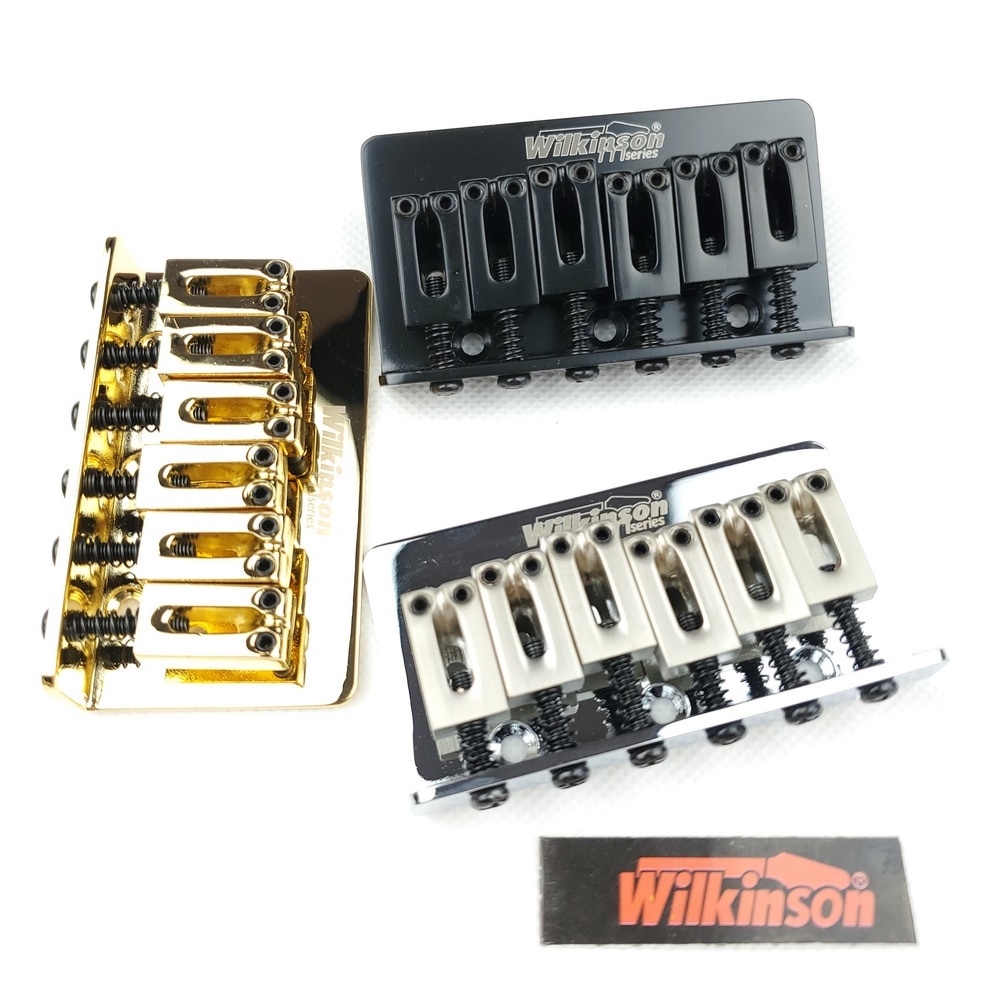 Wilkinson Electric Guitar Fixed Bridge String Thru Bridge Steg ...
