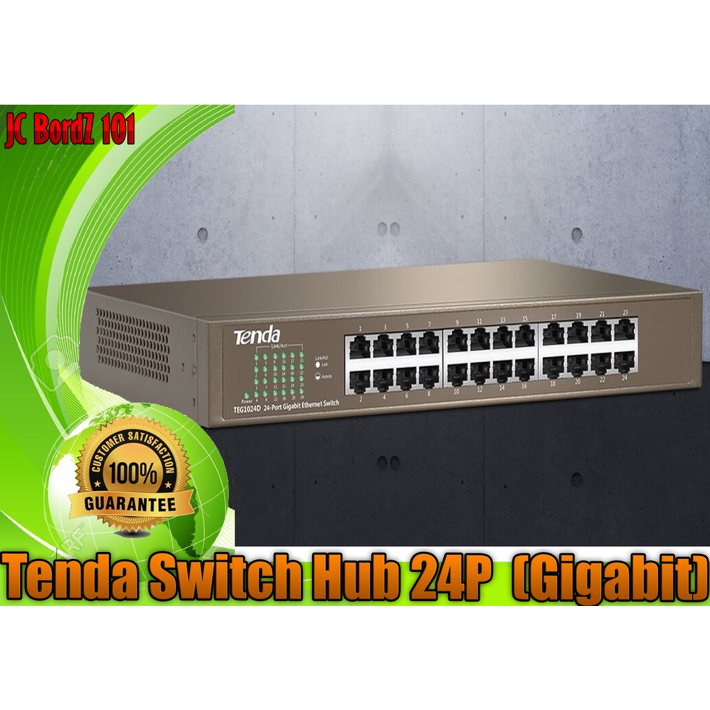 Switch Hub 24P Tenda (Gigabit) Shopee Philippines