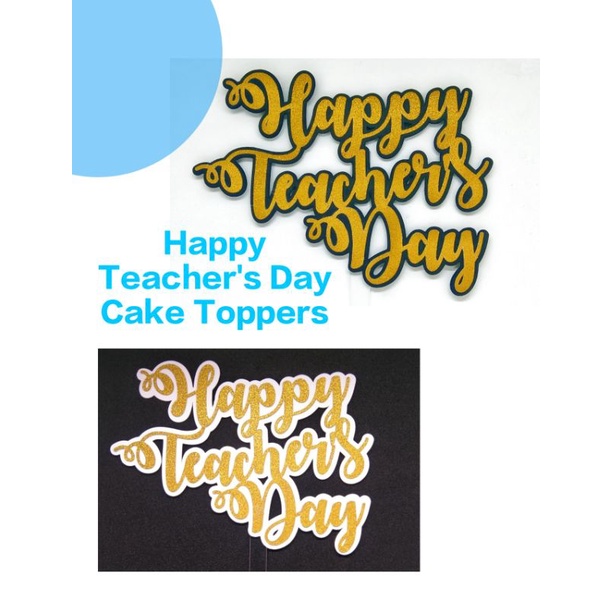 Happy Teacher's Day Cake Topper | Shopee Philippines