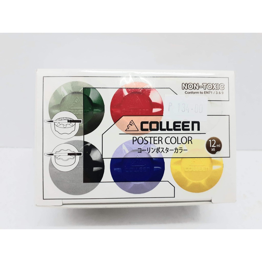 Colleen Poster Colors 12ml 12 Colors