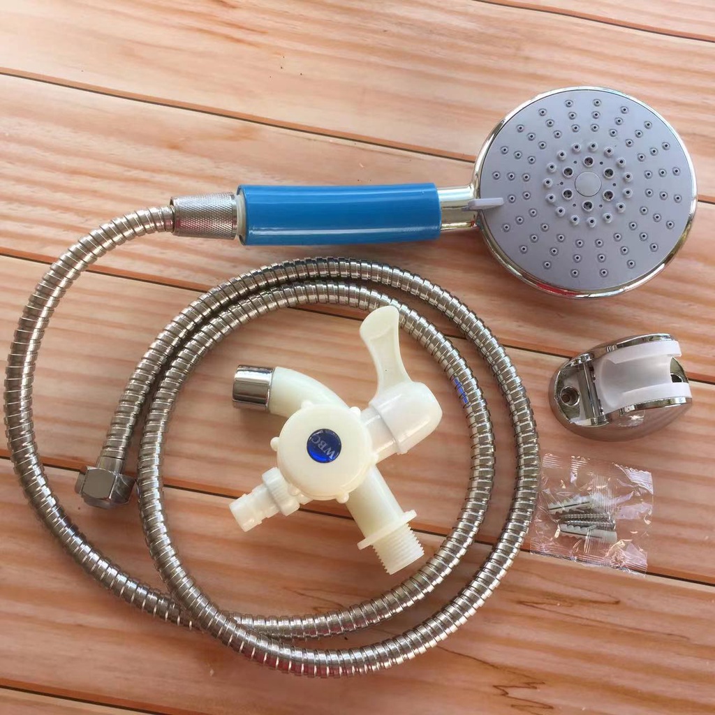 Handheld Shower Head Hose and Holder With Dual Faucet Shopee Philippines