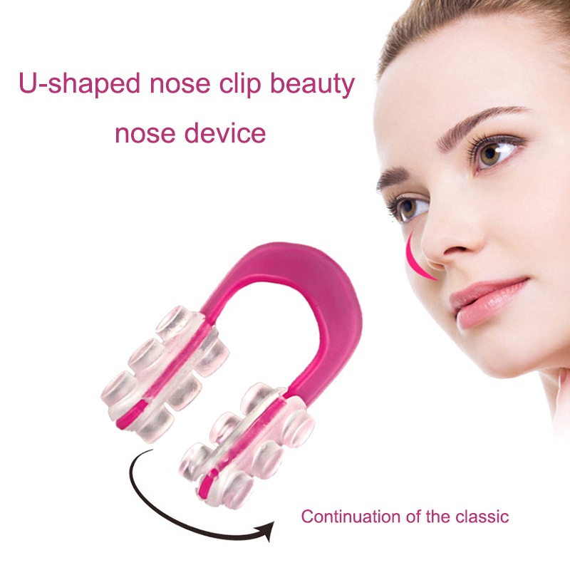 Nose Shaper Lifter Clip Nose Up Lifting Soft Silicone Rhinoplasty Nose ...