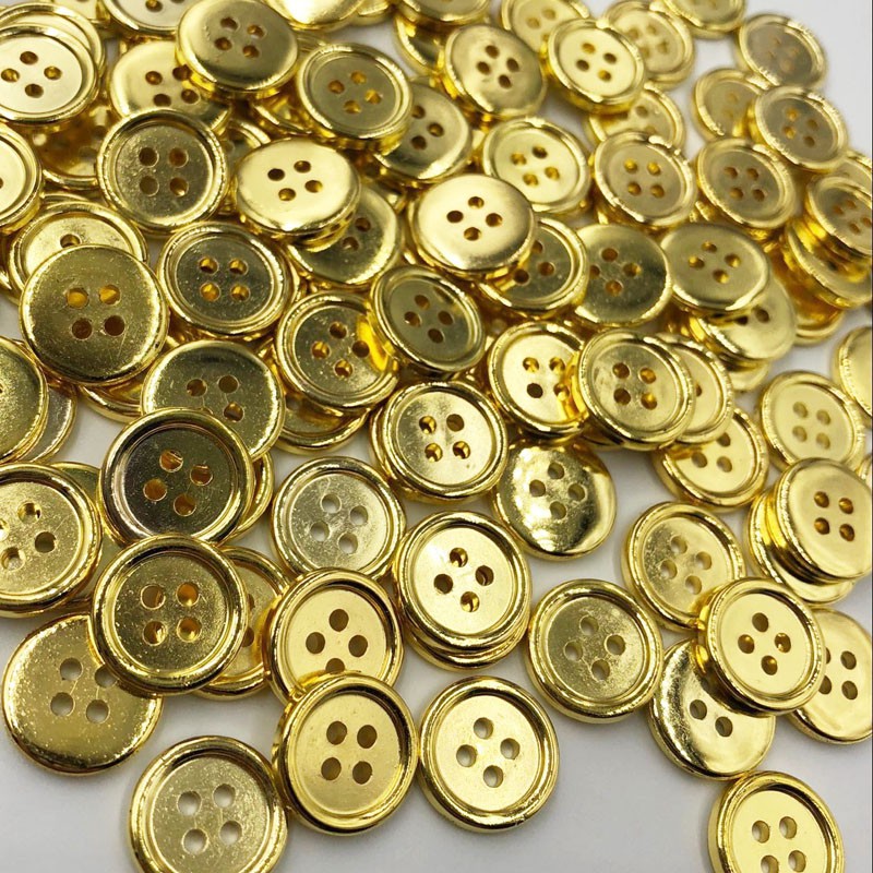 100 pcs assorted colors small buttons 4 holes size 9 mm for sewing crafts