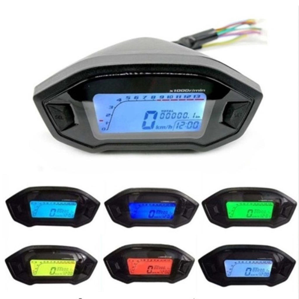 Motorcycle Digital Colorful Lcd Speedometer Odometer For Honda Grom