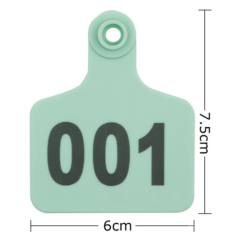 W9LX 10/50Pcs Big cow ear tag Dairy cow identification tag Dairy cow