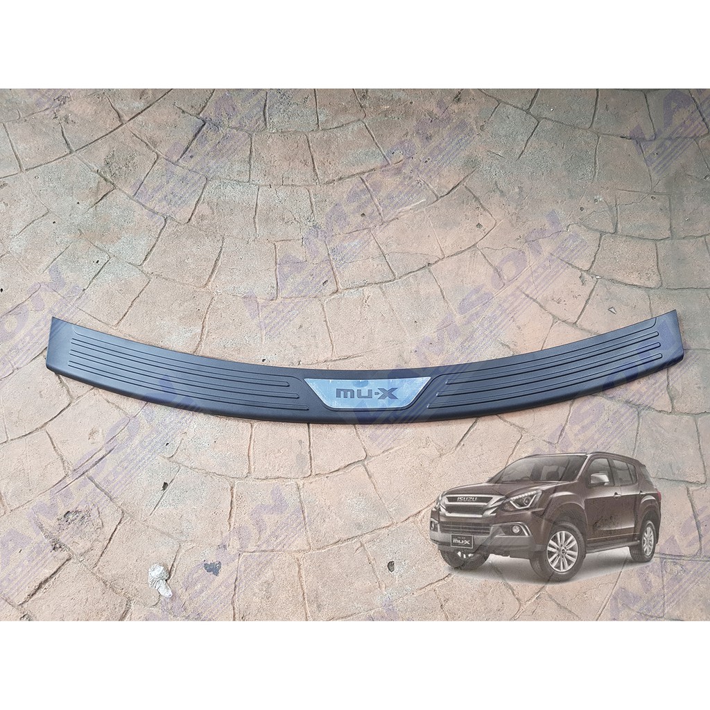 Isuzu MU-X MUX 2014 - 2017 Rear Step Sill Bumper Protection Plate ...