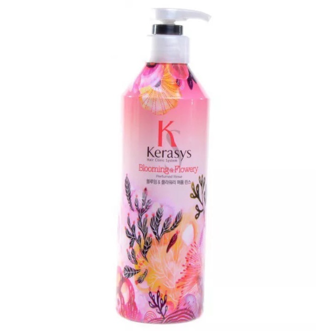 KERASYS PERFUME BLOOMING & FLOWERY SHAMPOO AND CONDITIONER 600ML ...
