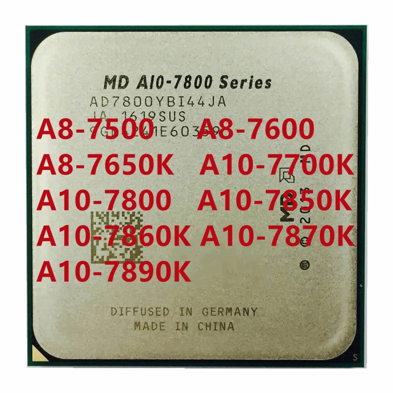 A8-7500 A8-7600 A8-7650K A10-7700K A10-7800 A10-7850K A10-7860K A10 ...