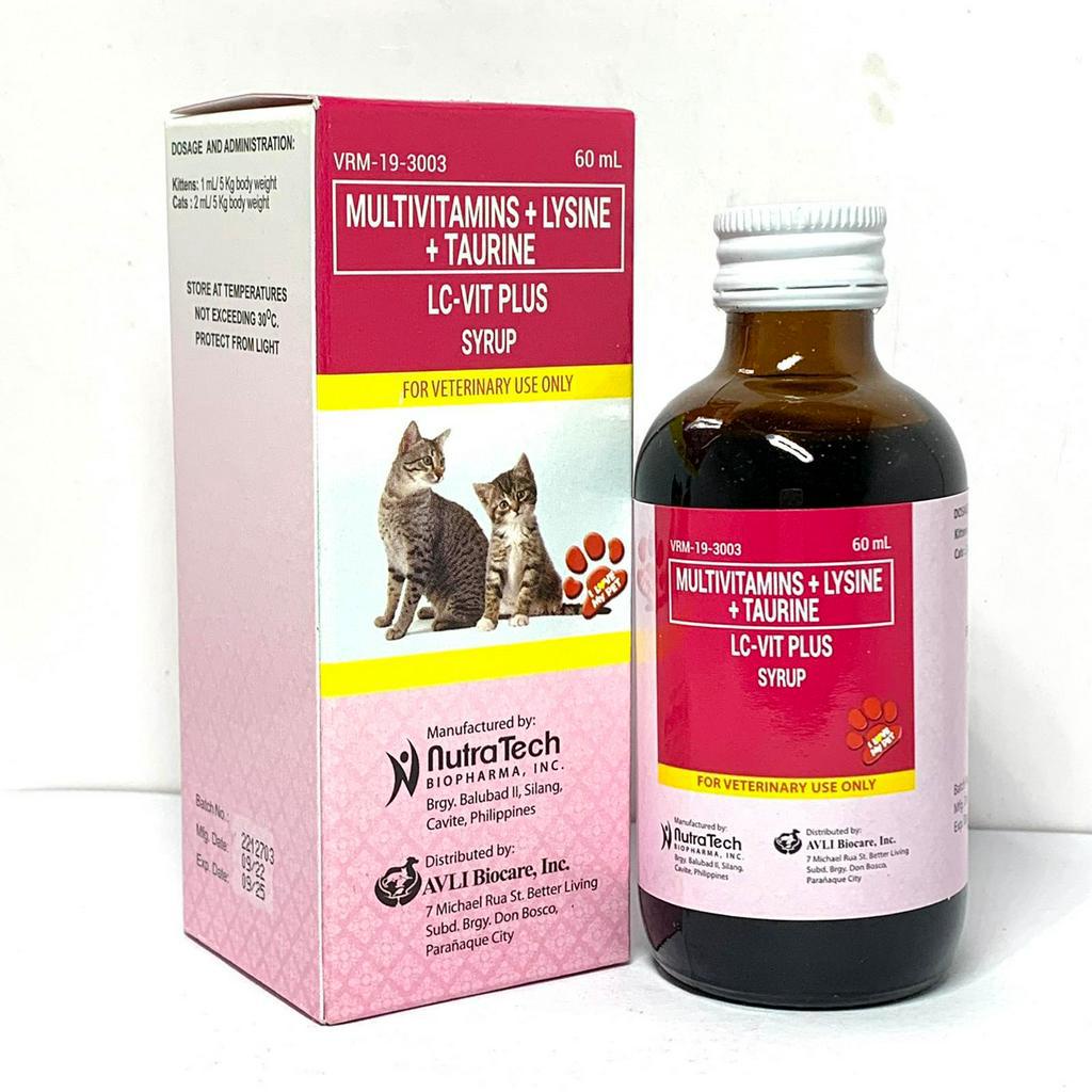 [FCR AGRIVET] 1pc LC-Vit Plus (For Cats) w/ Taurine 60ml / LCVit LC Vit ...