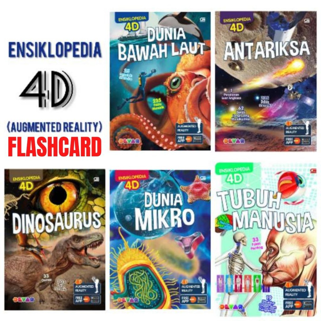 Devar Wow! Science 4D Flashcard with Augmented Reality Outer Space