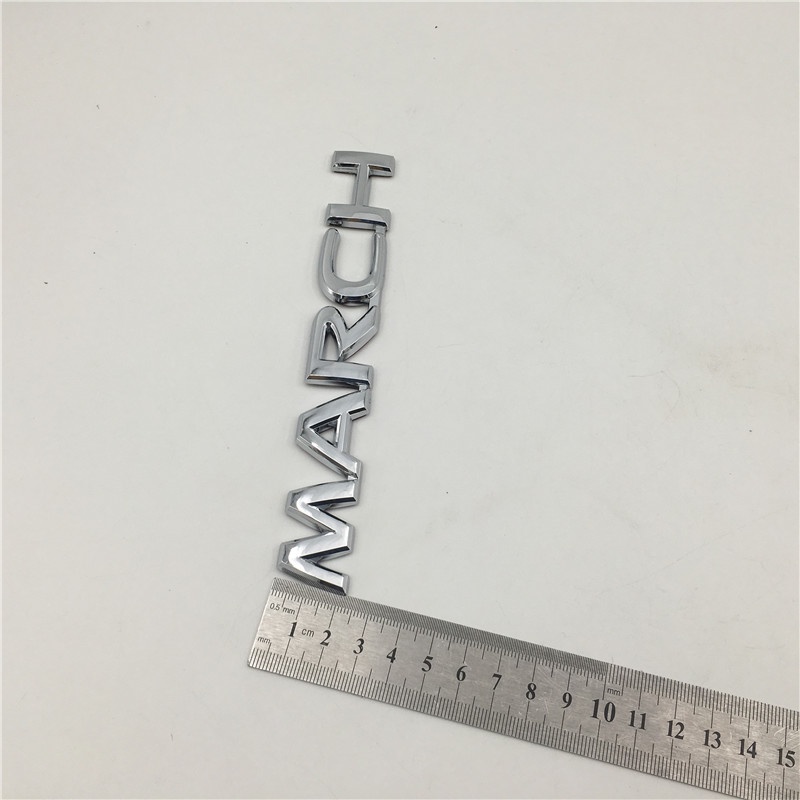 For Nissan March Emblem Rear Trunk Tail Logo Letters Decals | Shopee ...