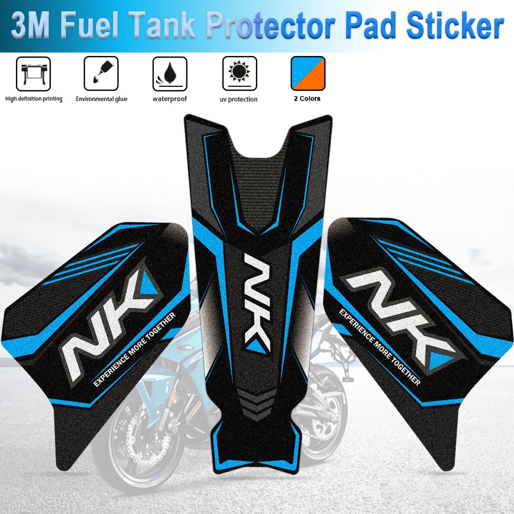 3M Motorcycle Fuel Tank Sticker Decal Gas Oil Cover Pad Protector