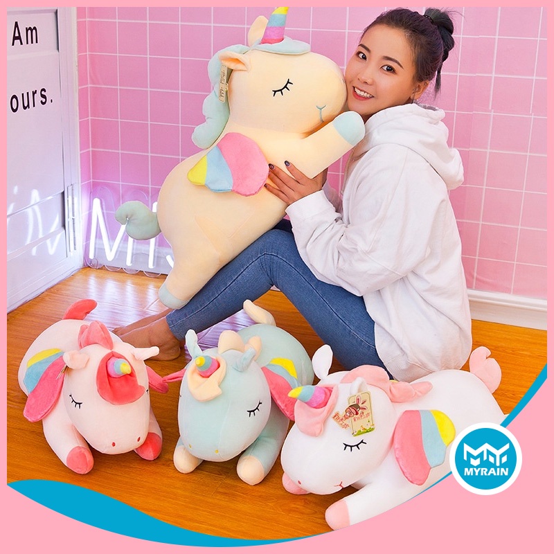 Happy unicorn plush deals