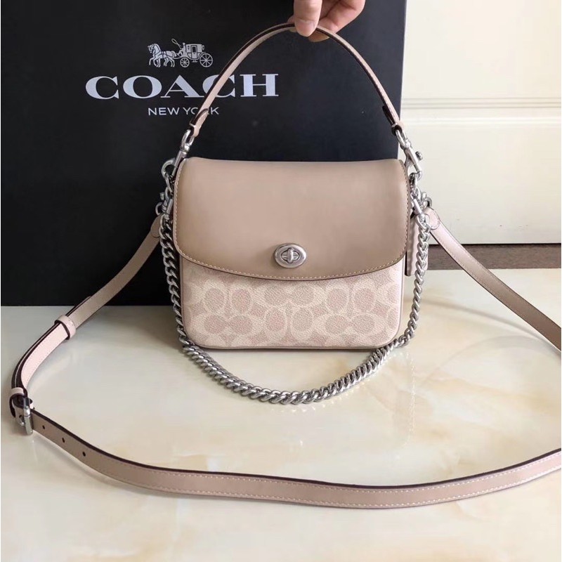 Coach cassie best sale sand taupe