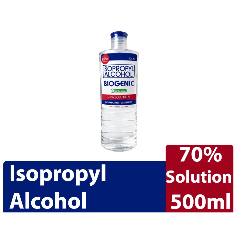 Biogenic 70% Alcohol 500ml - 1 BOTTLE | Shopee Philippines