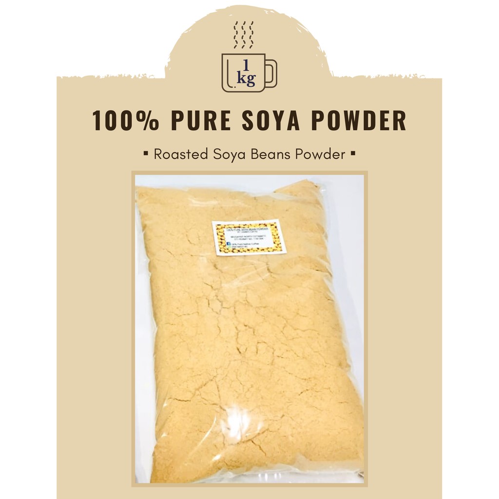 1kg 100 Pure ROASTED Soya Powder (Kinako/Roasted Soy Beans Powder