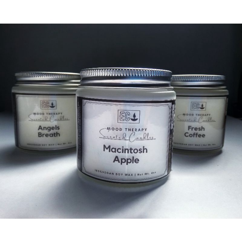 EC PURE SOY WAX SCENTED CANDLE 1ST BATCH (Black & White Edition