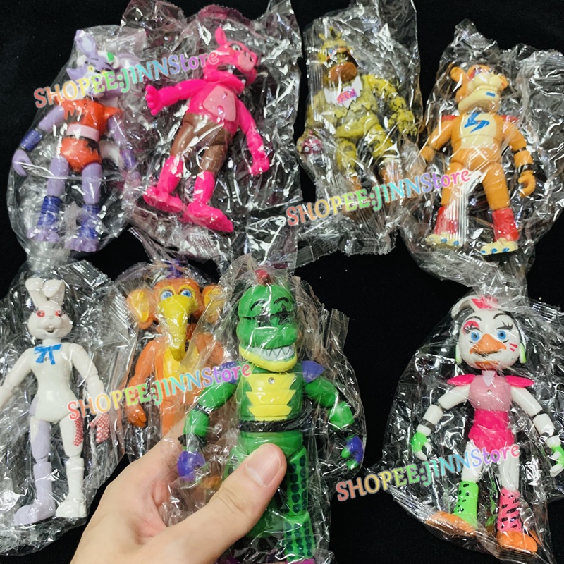 JINN 8pcs FNAF Toys Five Nights At Freddy's Security Breach Action